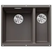 Zlewozmywaki - Zlewozmywak granitowy BLANCO Subline 340/160-U Silgranit Wulkaniczny szary 527345 - miniaturka - grafika 1