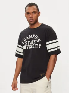 Champion T-Shirt 220011 Czarny Standard Fit - Koszulki męskie - miniaturka - grafika 1