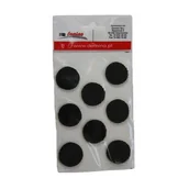 Zawiasy, okucia i inne akcesoria - F Antypoślizg fi30 czarny 8szt. - miniaturka - grafika 1