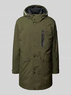 Kurtki męskie - Parka z kieszeniami z patką model ‘Parka Hood clean’ - miniaturka - grafika 1