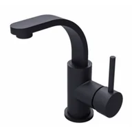 Baterie umywalkowe - Besco Decco II bateria umywalkowa stojąca czarny mat BU-DII-CZ - miniaturka - grafika 1