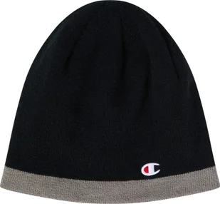 Champion Czapka Reversible Beanie czarny-szary 802407 KK001 - Bluzy męskie - miniaturka - grafika 1