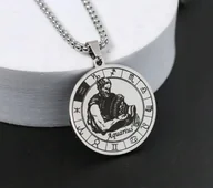 Wisiorki - Naszyjnik wisiorek Znak Zodiaku Wodnik Aquarius prezent - miniaturka - grafika 1