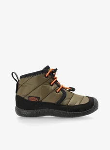 Buty dziecięce Keen Howser II Chukka WP - dark olive/gold flame - Buty dla chłopców - miniaturka - grafika 1