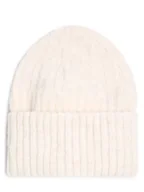 Czapki damskie - american vintage Czapka damska z zawartością alpaki Kobiety dzianina grubo tkana szary|beżowy marmurkowy, ONE SIZE - miniaturka - grafika 1