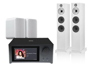 Kino domowe NAD C 700 V2 (czarny) + 603 S3 (biały) + Pulse Flex 2i (biały) - Kino domowe - miniaturka - grafika 1