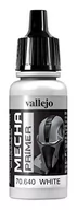 Kolejki i akcesoria - Vallejo Farba akrylowa Mecha Primer - White / 17ml Vallejo 70640 - miniaturka - grafika 1