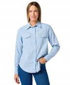 Koszule damskie - Koszula Wrangler WESTERN SHIRT 112362595 Pacific Gingham XS - miniaturka - grafika 1