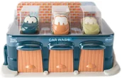 Samochody i pojazdy dla dzieci - Myjnia samochodowa z 3 autami BIOplastik / Dantoy - miniaturka - grafika 1