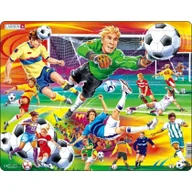 Puzzle - Puzzle 65 el. Piłka nożna Larsen - miniaturka - grafika 1