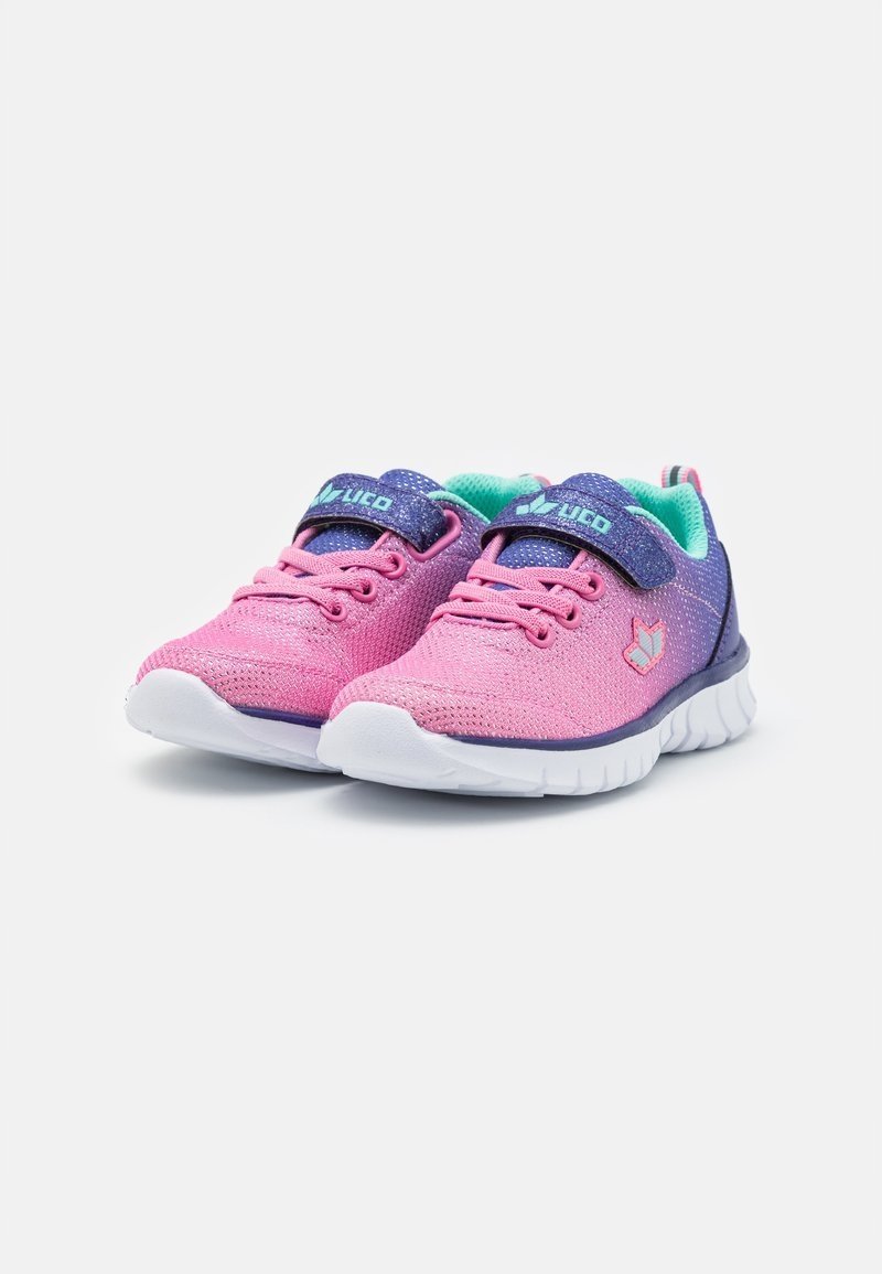 LICO SPORTOWE BUTY DZIECIĘCE RÓŻOWO FIOLETOWE Z RZEPAMI 38 6LA