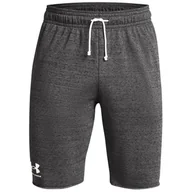 Spodenki męskie - Męskie szorty Under Armour Rival Terry Short Rozmiar: L / Kolor: szary/biały - miniaturka - grafika 1
