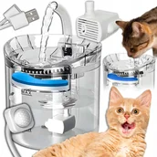 Miski dla kotów - THI Poidło z fontanną plastikową Renew 2500 ml - miniaturka - grafika 1