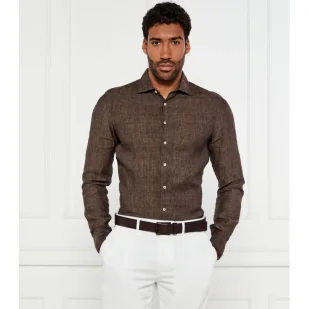 Stenströms Lniana koszula Slim Fit - Koszule męskie - miniaturka - grafika 1