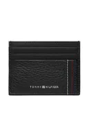 Etui na dokumenty i karty - Tommy Hilfiger Etui na karty kredytowe Th Central Cc Holder AM0AM14228 Czarny - miniaturka - grafika 1