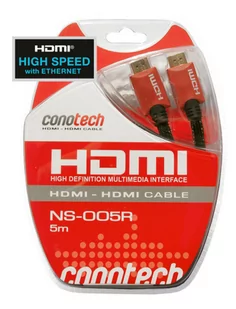 Conotech Kabel HDMI-HDMI 2.0, high speed 5,0m NS-005R - Kable - miniaturka - grafika 2