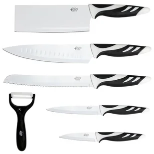 CECOTEC Zestaw noży Cecotec 6 Set White (1023) Swiss Chef Knives 6 szt. Biały - Noże kuchenne - miniaturka - grafika 1