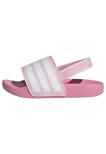 adidas Uniseks - niemowlęta ADILETTE ESTRAP SLIDES INFANTS, Clear Pink/Cloud White/Bliss Pink, 25 EU
