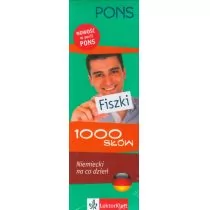 Lektorklett Pons Fiszki 1000 słów Niemiecki na co dzień - Pomoce naukowe - miniaturka - grafika 1