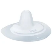 Akcesoria do karmienia - NUK Silikonowe osłonki brodawek sutkowych L 2 szt 2002 - miniaturka - grafika 1