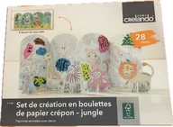 Szkolne artykuły papiernicze - Crelando Zestaw artystyczny wycinanki dla dzieci - miniaturka - grafika 1