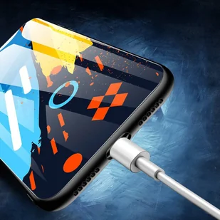 Color Glass Case etui pokrowiec nakładka ze szkła hartowanego z osłoną na aparat iPhone 11 Pro Max pattern 2 - Etui i futerały do telefonów - miniaturka - grafika 7