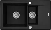 Zlewozmywaki - Pyramis Zlew KORFU 78x46 1 1/2B 1D volcano 070167401 213575 - miniaturka - grafika 1