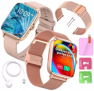 SG-Gadgets DT102 złoty - Smartwatch - miniaturka - grafika 1
