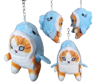 KOT REKIN MOFUSAND BRELOK BRELOCZEK MASKOTKA PLUSZAK ZAWIESZKA 12CM KAWAI - Maskotki i pluszaki - miniaturka - grafika 1