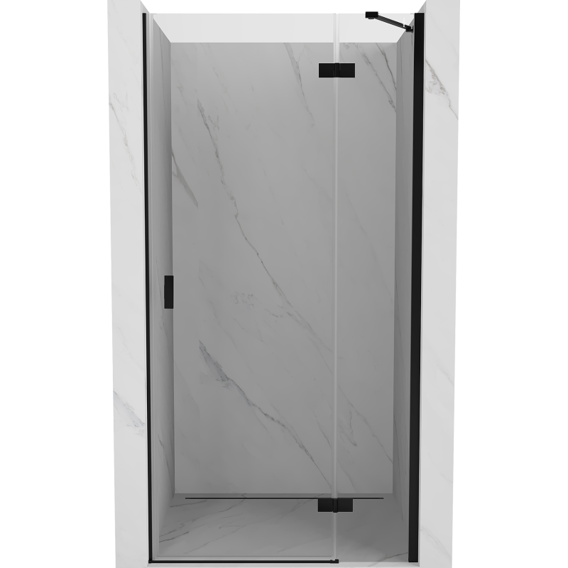 Mexen Mist-H drzwi prysznicowe uchylne prawe 120 cm, transparent, czarne - 8A5-120-000-70-00-P