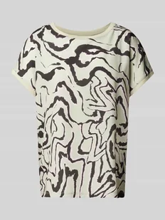 T-shirt z mieszanki wiskozy z okrągłym dekoltem model ‘Panya’ - Koszulki i topy damskie - miniaturka - grafika 1