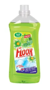Gold Drop Floor Płyn uniwersalny Limonka i Mięta 1,5 L - Środki do kuchni i łazienki - miniaturka - grafika 1