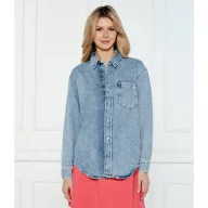 Koszule damskie - Calvin Klein Jeans Jeansowa koszula DAD Relaxed fit - miniaturka - grafika 1