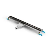 Odpływy liniowe - Odpływ Liniowy Visio Slim Gunmetal Szczotkowany 600 Ol-0091 - miniaturka - grafika 1