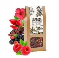 Herbata - Herbata owocowa Duch Puszczy hibiskus maliny róża aronia na prezent tea 50g - miniaturka - grafika 1
