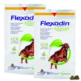 VETOQUINOL Flexadin Advanced Dietetyczna Karma Uzupełniająca Dla Psów  2x90g (60 kąsków) - Suplementy i witaminy dla psów - miniaturka - grafika 1