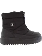 Botki damskie - U.S. Polo Assn. Botki w kolorze czarnym - miniaturka - grafika 1