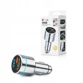 Zestawy głośnomówiące - ZESTAW GŁOŚNOMÓWIĄCY Z TRASMITEREM FM Xblitz X550 SZYBKIE ŁADOWANIE USB - miniaturka - grafika 1