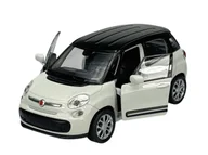 Samochody i pojazdy dla dzieci - WELLY 2013 FIAT 500L BIAŁY 1:34 SAMOCHÓD NOWY METALOWY MODEL - miniaturka - grafika 1