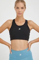 Bielizna sportowa damska - Fila biustonosz sportowy Radford kolor czarny gładki - miniaturka - grafika 1
