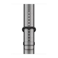 Akcesoria do smartwatchy - Apple Pasek nylonowy w kolorze czarnym do koperty 38mm / 40mm / 41mm / 42mm - rozmiar S/M - miniaturka - grafika 1