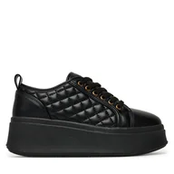 Sneakersy damskie - Sneakersy DeeZee AM25237-D Czarny - miniaturka - grafika 1