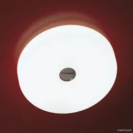 Lampy sufitowe - FLOS Lampa sufitowa BUTTON, możliwość ściemniania, biały / opal, salon / jadalnia, szkło, design - miniaturka - grafika 1