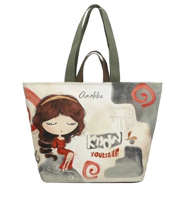 Anekke Muse torba shopperka tekstylna zakupy miękka tkaninowa