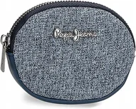 Portfele - PEPE JEANS PORTFEL DAMSKI GRANATOWY NA ZAMEK AWE - miniaturka - grafika 1