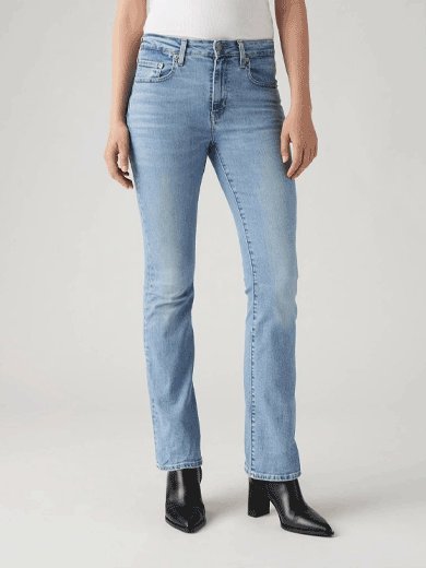 jeansy damskie levis 18759 0116 - 725 high-rise niebieski wave light