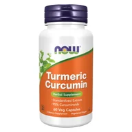 Suplementy naturalne - Now Foods Kurkuma Curcumin extract 665 mg 60 kaps - miniaturka - grafika 1