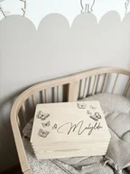 Pamiątka Chrztu Świętego - Pudełko na skarby/ Prezent na Chrzest, roczek, urodzinki - miniaturka - grafika 1