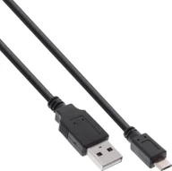 Kable USB - Kabel USB InLine USB-A - micro-B 1.8 m Czarny 31718Q - miniaturka - grafika 1