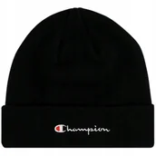 Czapki damskie - Czapka Champion Beanie Cap czarna 806064 KK001 - miniaturka - grafika 1